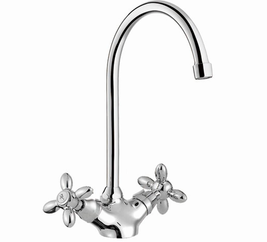 Изображение товара Смеситель Agger Retro для кухни с поворотным изливом хром