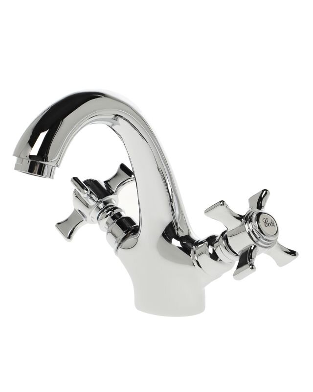 Изображение товара Смеситель для раковины Agger Retro-X хром двухзахватный без донного клапана