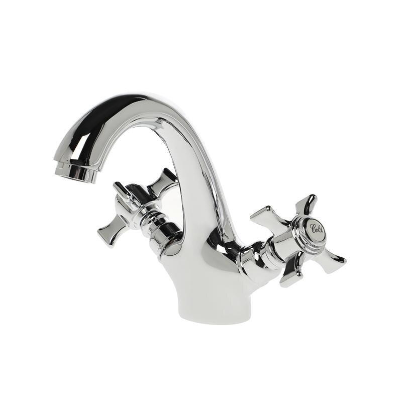 Изображение товара Смеситель для раковины Agger Retro-X хром двухзахватный без донного клапана