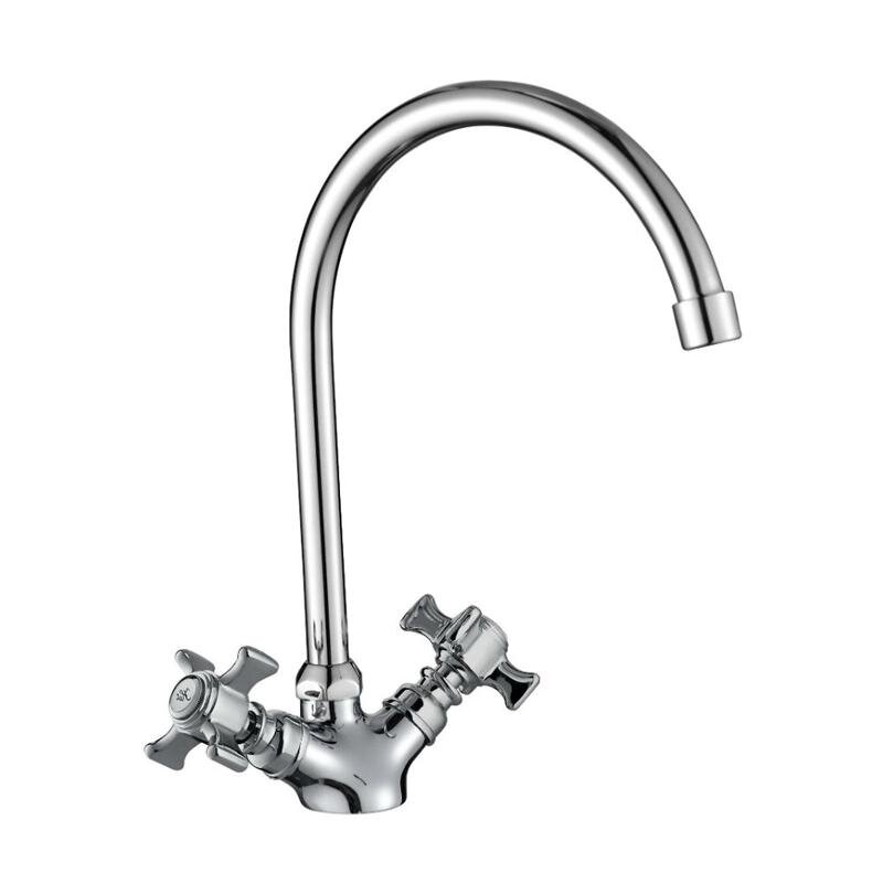Изображение товара Смеситель для кухни Agger Retro-X с поворотным изливом хром Изображение товара Смеситель для кухни Agger Retro-X с поворотным изливом хром