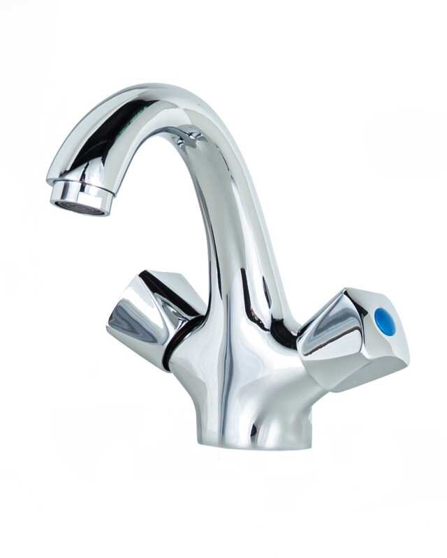 Изображение товара Смеситель для раковины Agger Retro-S A1802100 с фиксацией и хромированным покрытием