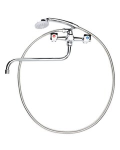 Изображение товара Смеситель для ванны и душа Agger Retro-S A1822200, с душевым гарнитуром, хром