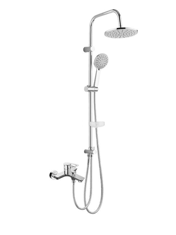 Изображение товара Душевая система Agger Brave A2393500 с фиксированным изливом, хром