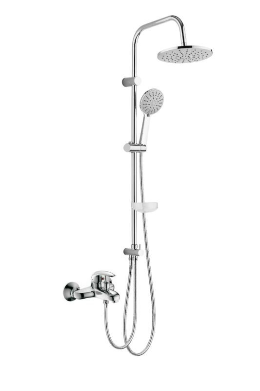 Изображение товара Душевая система Agger Breeze One с фиксированным изливом, хром, Германия