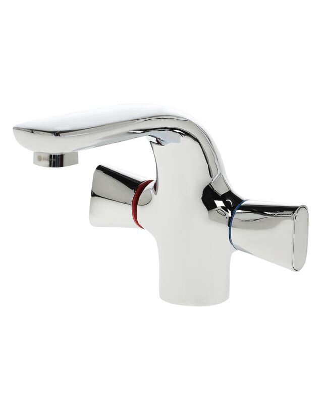 Изображение товара Смеситель для раковины Orange Lotos M32-021cr хром двухзахватный