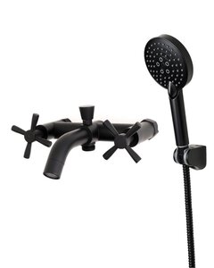 Изображение товара Смеситель Orange Mia для ванны и душа, черный матовый, M34-300B