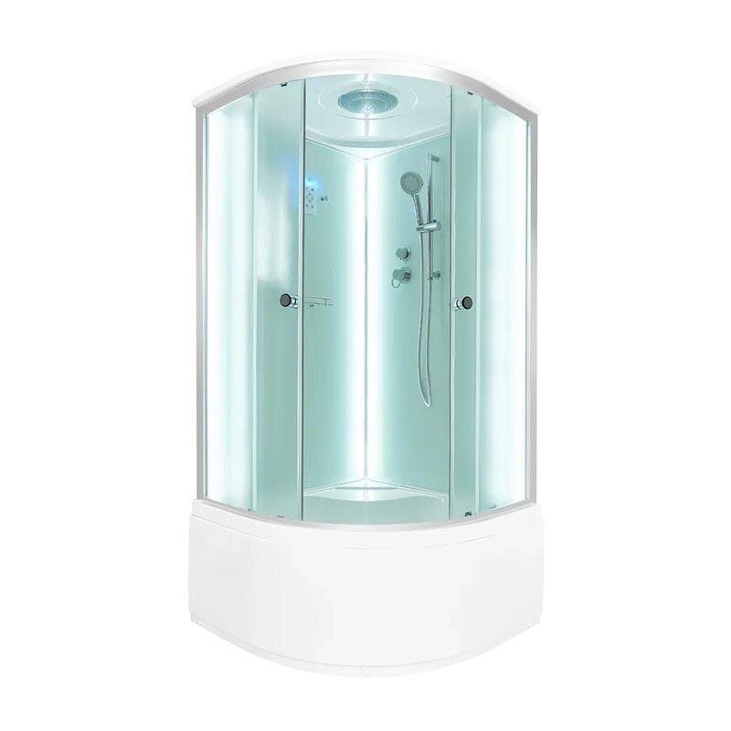 Изображение товара Душевая кабина Dto D D80S LED 80x80 с крышей LED подсветкой и стеклом