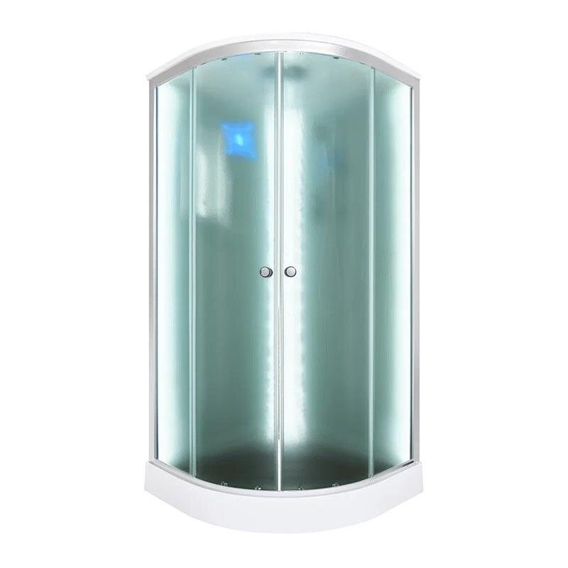 Изображение товара Душевая кабина Dto D D09S LED 90 x 90 см, с крышей и LED подсветкой Изображение товара Душевая кабина Dto D D09S LED 90 x 90 см, с крышей и LED подсветкой