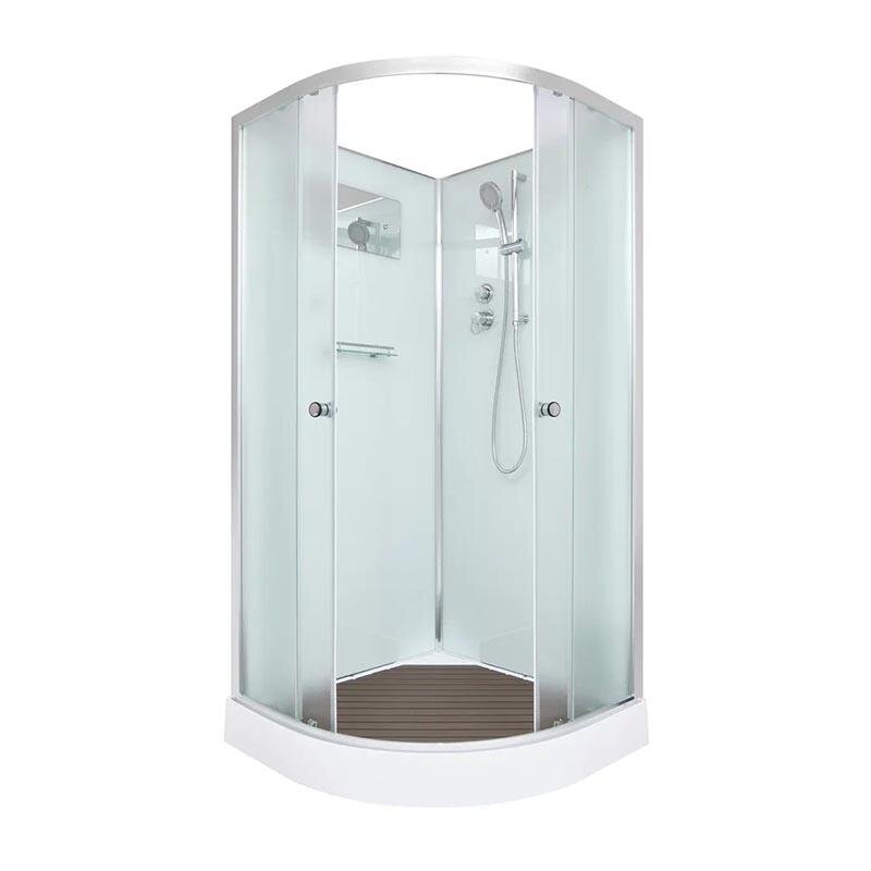 Изображение товара Душевая кабина Dto D-01 100x100 см без крыши, низкий поддон, стекло 4 мм