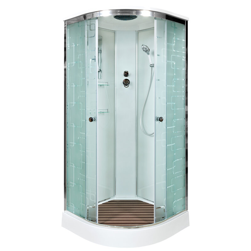 Изображение товара Душевая кабина Dto Em EM1580 80х80 см с крышей и стеклами 5 мм