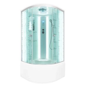 Изображение товара Душевая кабина Dto Em EM4580 LED 80 x 80 см, с крышей, с Led подсветкой