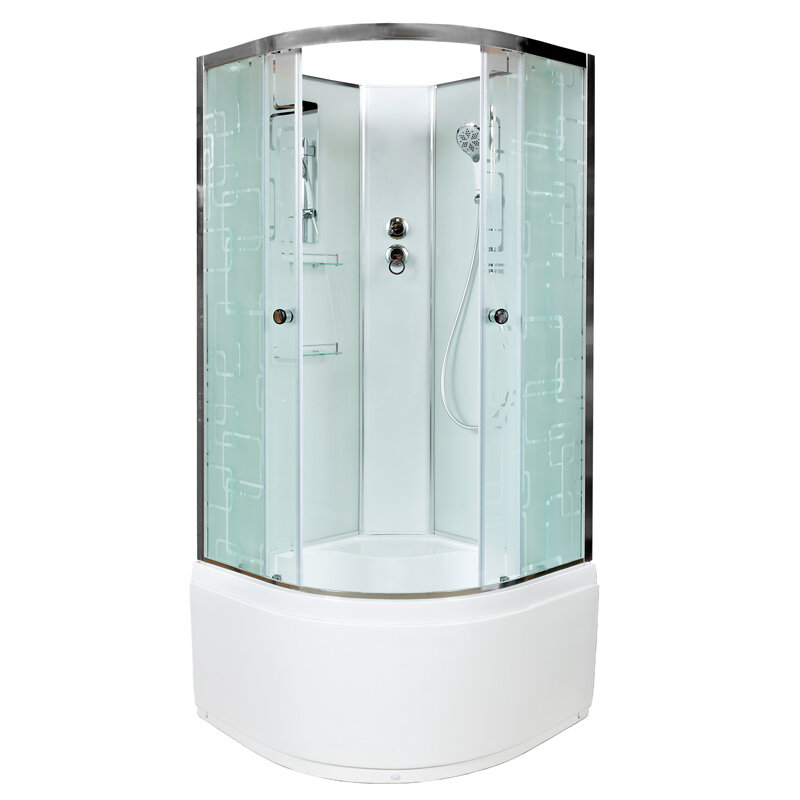 Изображение товара Душевая кабина Dto Em EM4580 N 80x80 см без крыши акрил стекло финляндия