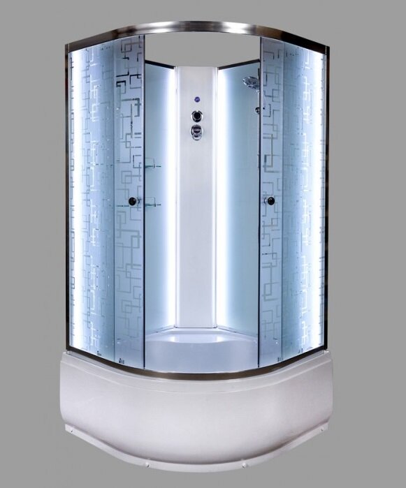 Изображение товара Душевая кабина Dto Em EM4580 N LED 80x80 см без крыши с подсветкой