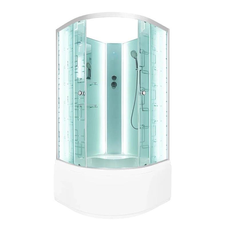 Изображение товара Душевая кабина Dto Em EM4580 N LED 80 x 80 см, без крыши, с Led подсветкой