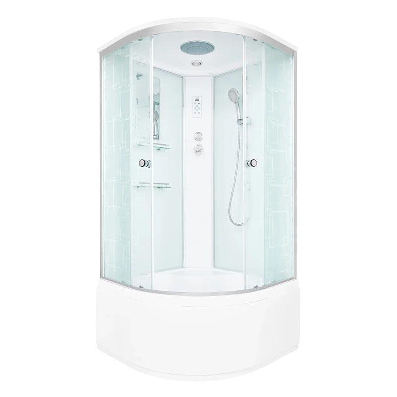 Изображение товара Душевая кабина Dto Em EM4510 эл 100x100 см с крышей и электрикой, стекла 5 мм