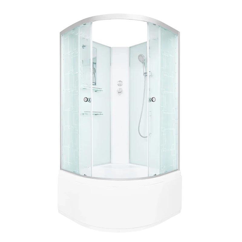 Изображение товара Душевая кабина Dto Em EM4510 N 100x100 без крыши с акриловым поддоном и стеклами