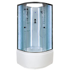 Изображение товара Душевая кабина Dto Em EM4510 N LED 100 x 100 см, без крыши, с Led подсветкой