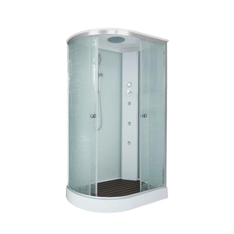 Изображение товара Душевая кабина Dto EM1511 L/R 110x80 см с гидромассажем и крышей Изображение товара Душевая кабина Dto EM1511 L/R 110x80 см с гидромассажем и крышей