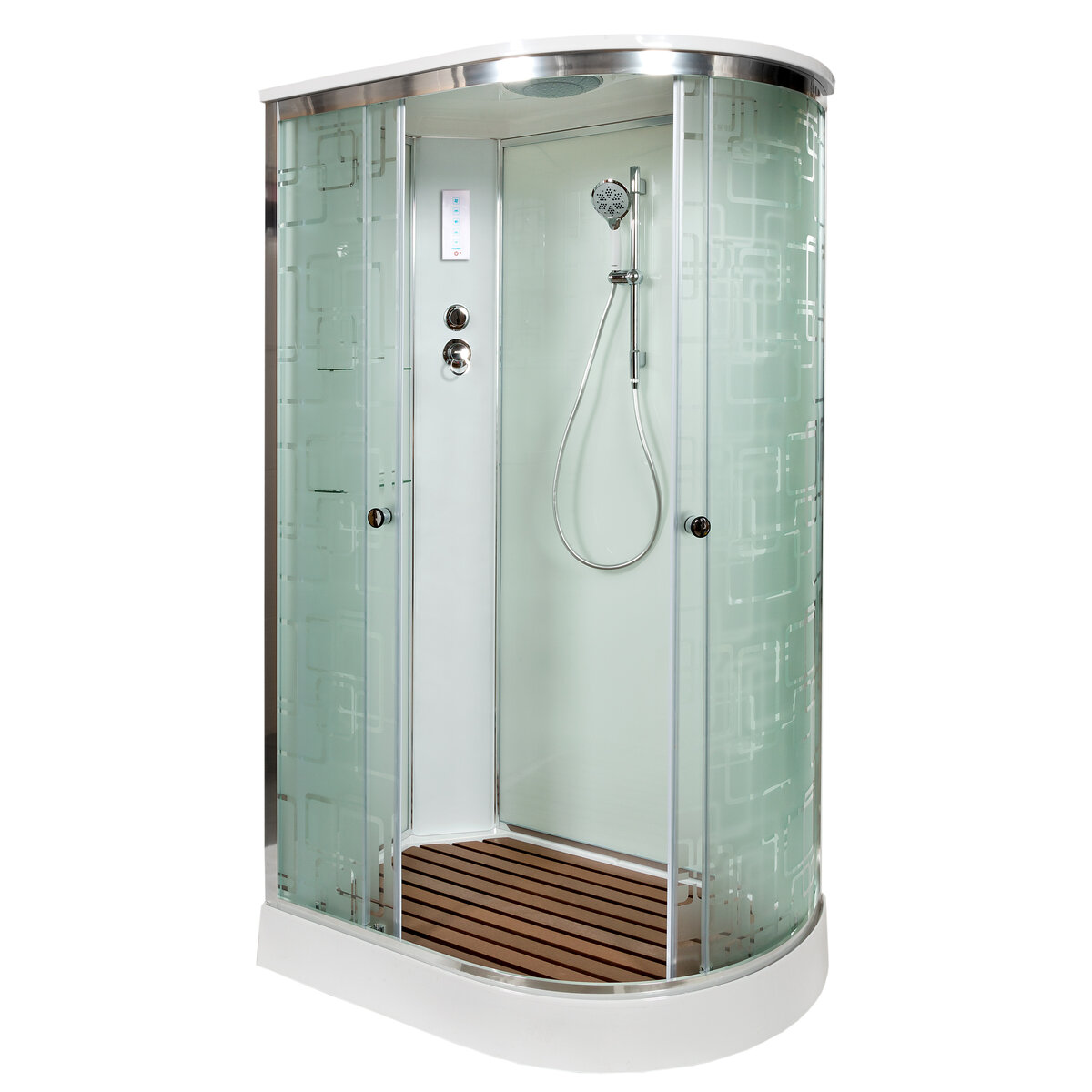 Изображение товара Душевая кабина Dto EM 1511 L/R с электрикой и крышей 110x80 см для комфортного душа