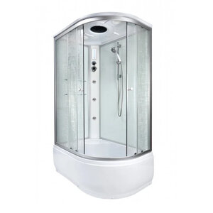 Изображение товара Душевая кабина Dto Em EM4511 L/R гм-эл 110 x 80 см, с крышей, с электрикой, с гидромассажем