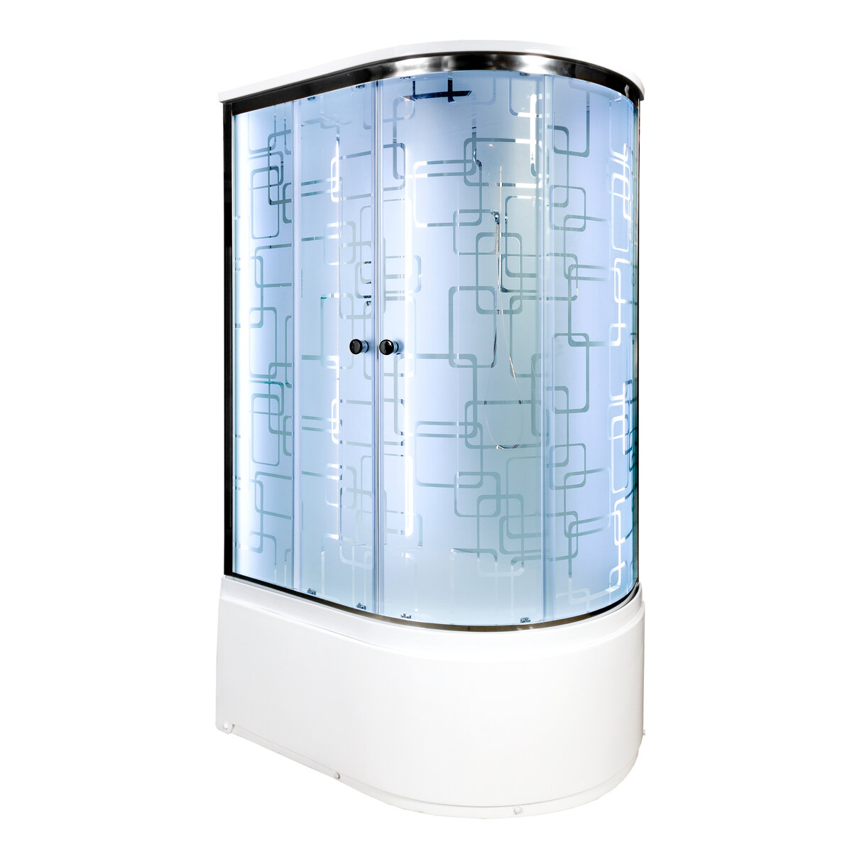 Изображение товара Душевая кабина Dto Em EM4511 L/R LED 110 x 80 см с гидромассажем