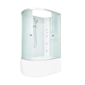 Изображение товара Душевая кабина Dto Em EM4511 L/R N гм, 110 x 80 см, без крыши, с гидромассажем