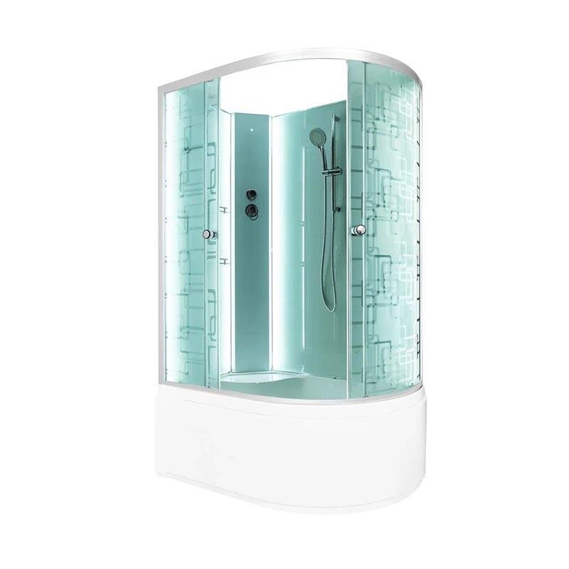 Изображение товара Душевая кабина Dto EM4511 L/R с LED подсветкой 110x80 см без крыши Изображение товара Душевая кабина Dto EM4511 L/R с LED подсветкой 110x80 см без крыши
