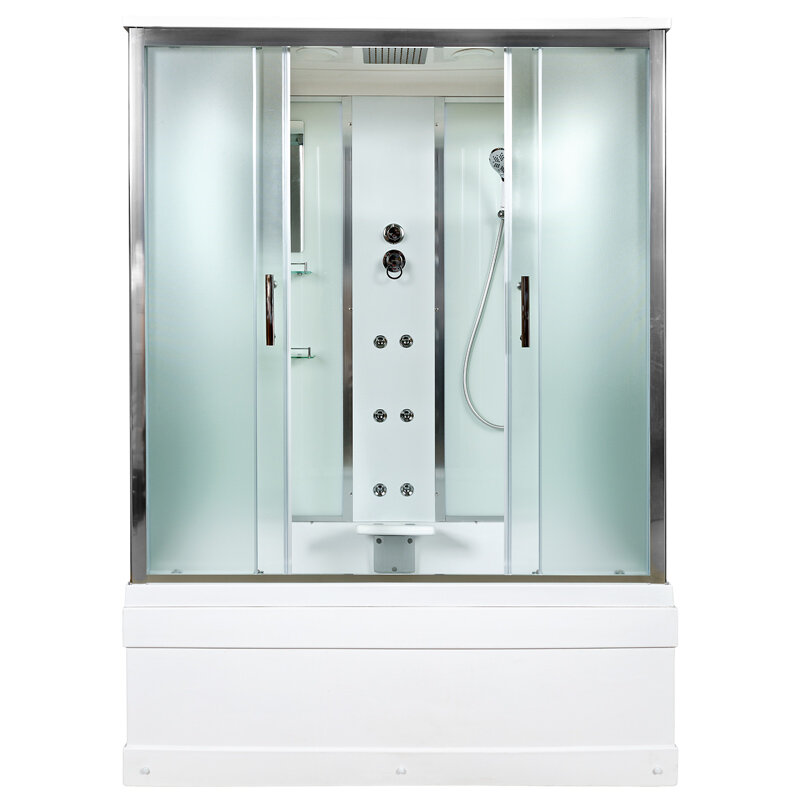 Изображение товара Душевая кабина Dto Em EM4515 с крышей и гидромассажем 150x85 см