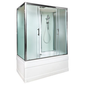 Изображение товара Душевая кабина Dto Em EM4515 гм-эл 150 x 85 см, с крышей, с электрикой, с гидромассажем