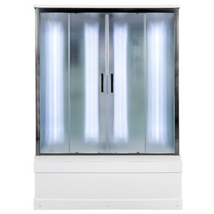 Изображение товара Душевая кабина Dto Em EM4515 LED гм 150 x 85 см, с крышей, с Led подсветкой, с гидромассажем