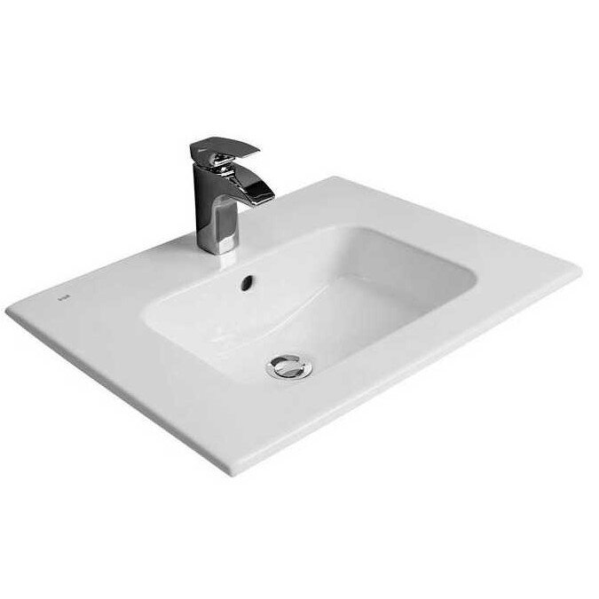 Изображение товара Раковина-столешница Roca Victoria-N 60 см, керамика, белая 7.3279.9.E00.0 (327990000, 32799E000)