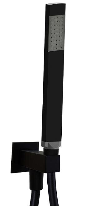 Изображение товара Душевой гарнитур Paffoni Premium ZDUP095NO черный матовый металлический 5 лет гарантия