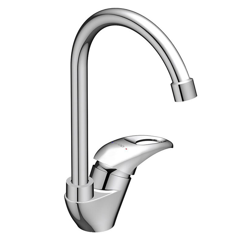 Изображение товара Полимерный смеситель Dorff Comfort D8000000, для кухонной мойки, хром