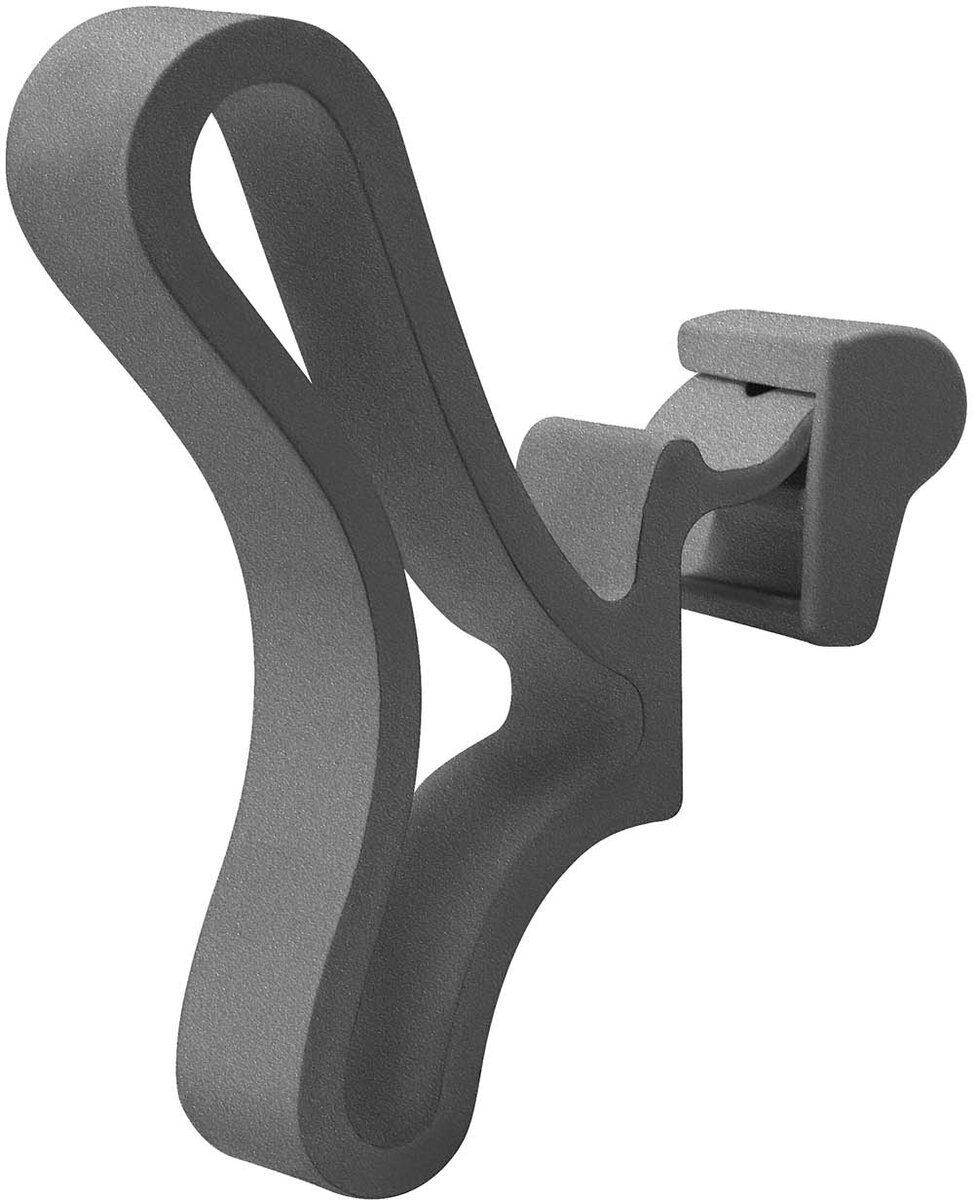 Изображение товара Полотенцедержатель для полотенцесушителя Atlantic Adelis черный 2.6 см