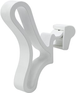 Изображение товара Полотенцедержатель для полотенцесушителя (бабочка) Atlantic Adelis, белый, 2.6 см, 002231