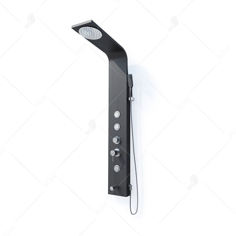 Изображение товара Гидромассажная душевая панель RGW Shower Panels SP-05 B, 21140105-14, цвет черный