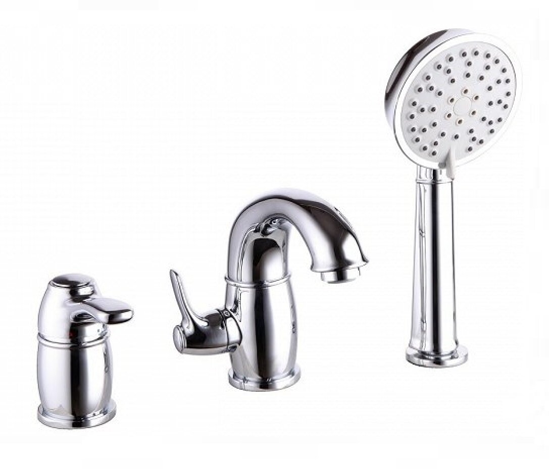 Изображение товара Смеситель Iddis Oldie OLDSB30i07 на борт ванны на 3 отверстия, хром