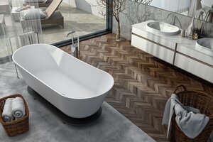 Изображение товара Ванна Kolpa-San Atys Duo-FS из искусственного камня, 174 х 70 см