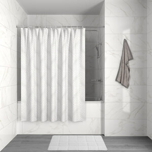 Изображение товара Штора для ванной комнаты Iddis Decor 180x180 см водоотталкивающая полиэстер