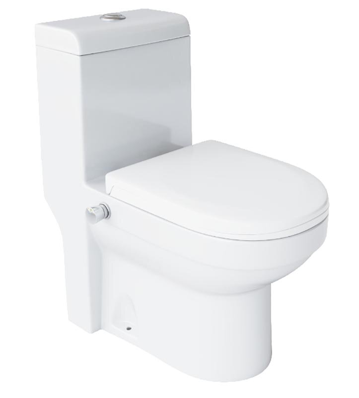 Изображение товара Напольный унитаз Laguraty 8007АС с функцией биде и двойным смывом