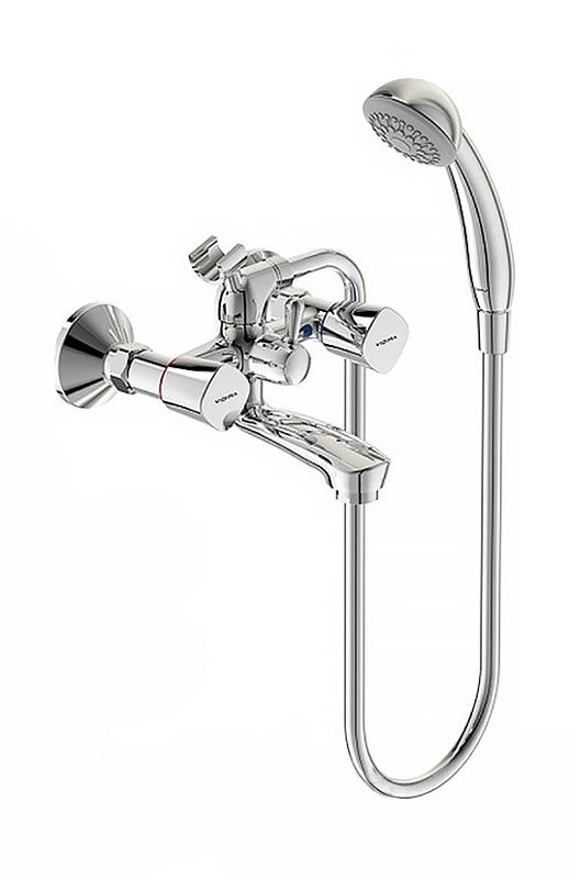 Изображение товара Смеситель для ванны и душа Vidima Квадро BA247AA хром с длительным изливом