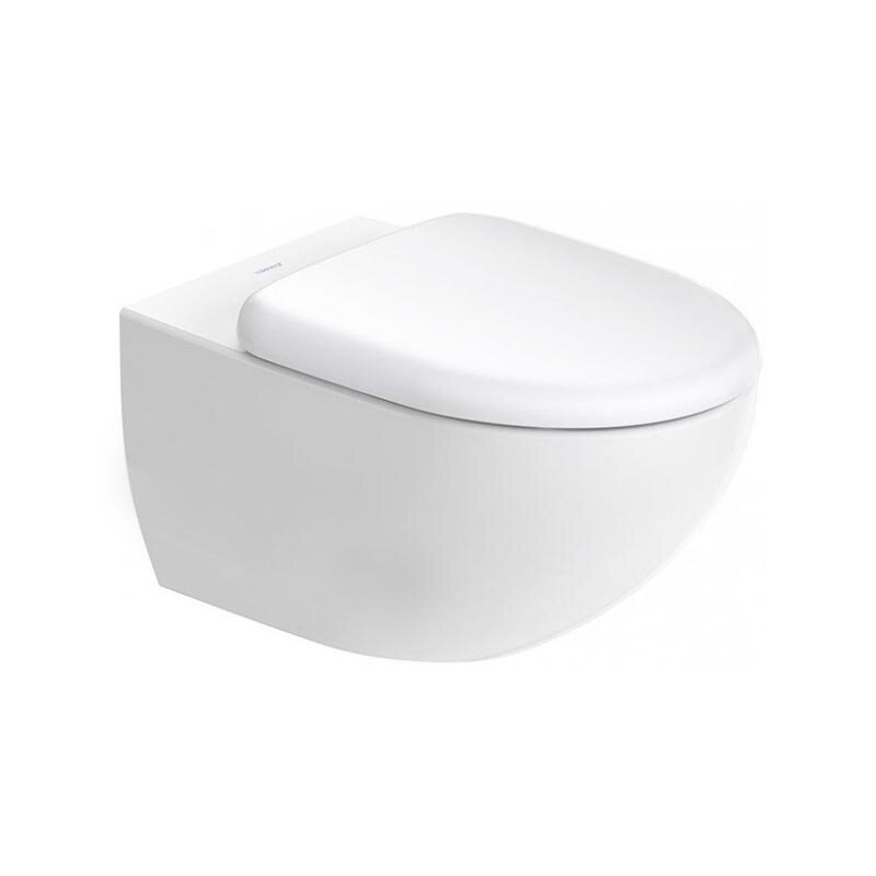 Изображение товара Подвесной унитаз Duravit с системой микролифт и безободковой чашей