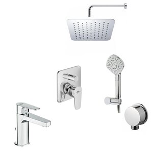 Изображение товара Набор смесителей для ванной Ideal Standard Esla 6 в 1 BD002XC, хром
