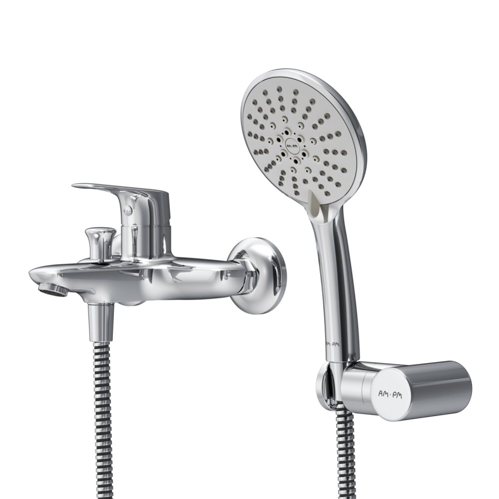 Изображение товара Смеситель AM.PM Joy F85E15000 для ванны и душа с душевым набором