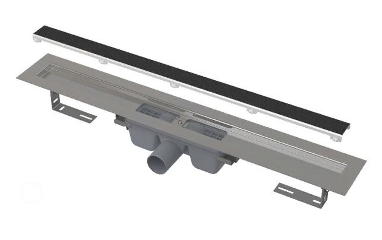 Изображение товара AlcaPlast APZ15S-550: дренажный канал с решеткой под плитку