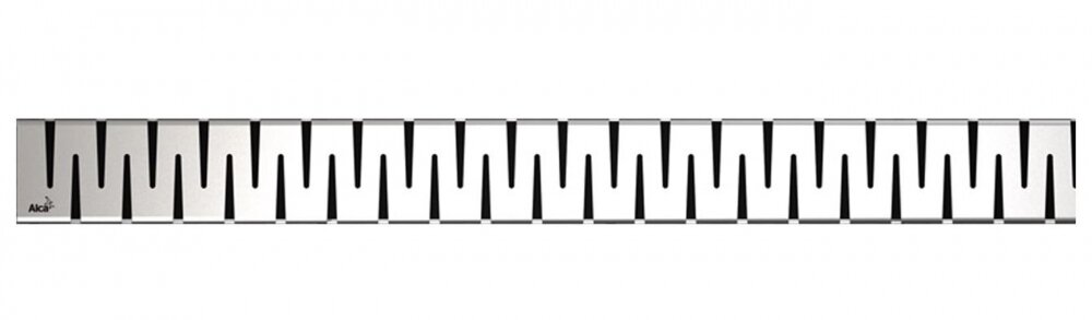 Изображение товара Решетка водосточная AlcaPlast Zip-750L из нержавеющей стали глянцевая для систем водоотлива
