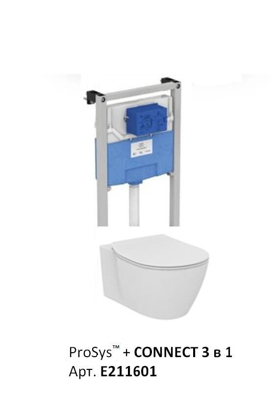 Изображение товара Инсталляция Ideal Standard ProSys E211601 с унитазом Connect AquaBlade