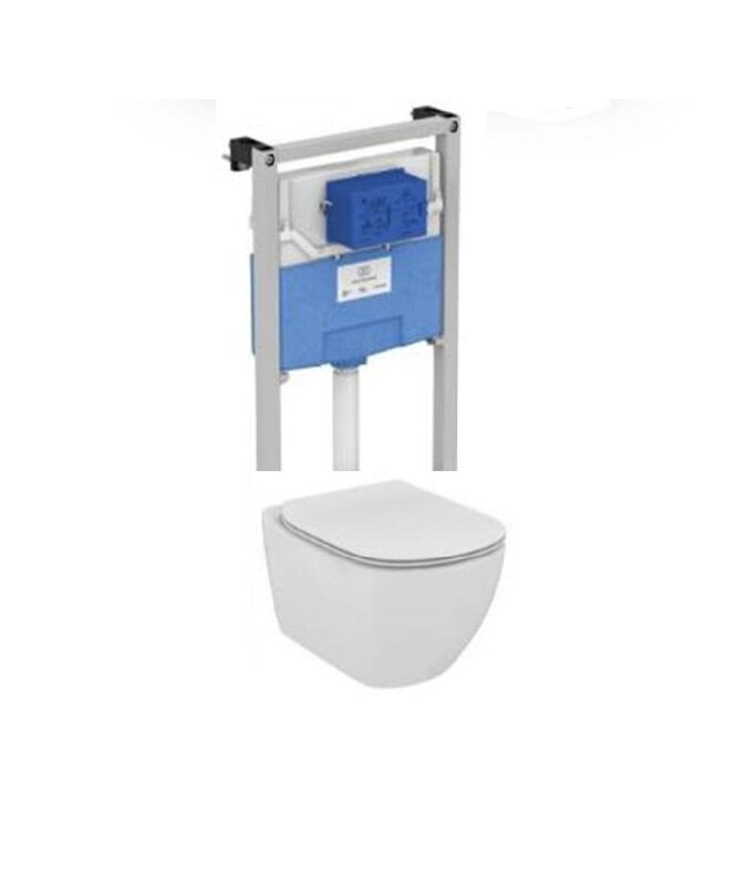 Изображение товара Инсталляция Ideal Standard T386801 с унитазом TESI AquaBlade Изображение товара Инсталляция Ideal Standard T386801 с унитазом TESI AquaBlade
