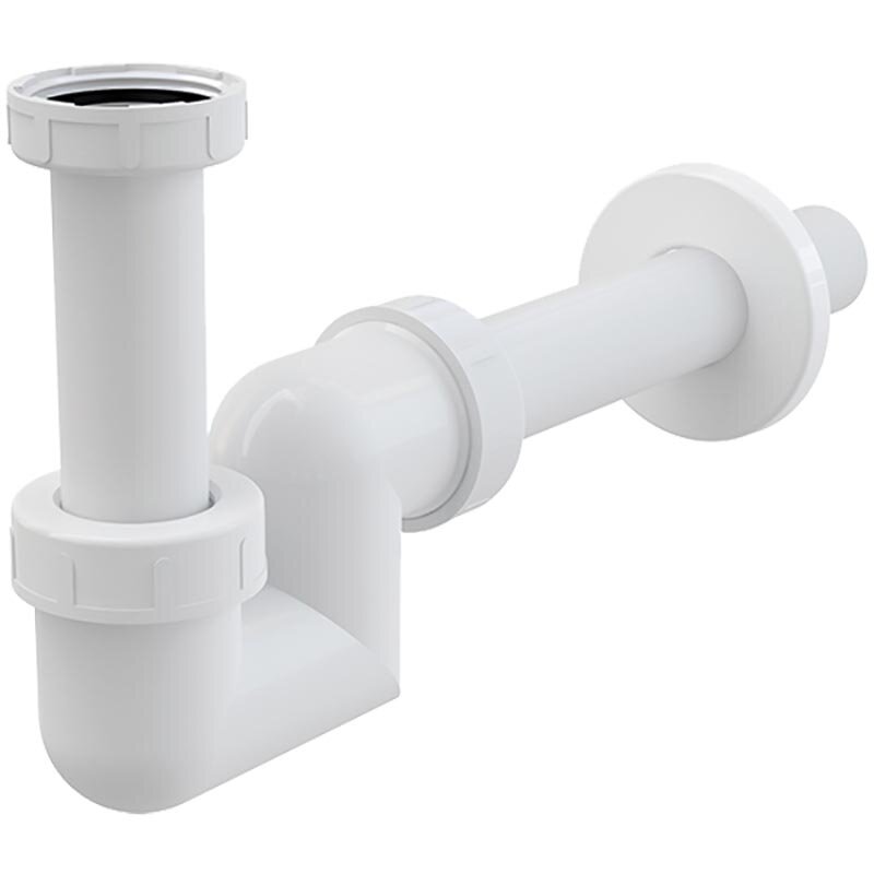 Изображение товара Сифон для биде и раковины Alcaplast A45F-32, белый пластиковый