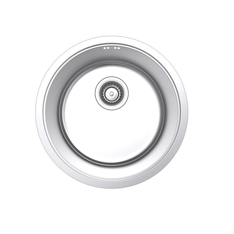 Изображение товара Кухонная мойка Iddis Edifice EDI42P0i77 из нержавеющей стали, хром, диаметр 42,5 см